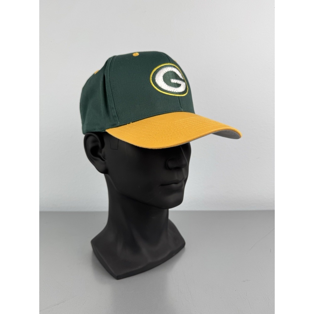 Vintage Logo 7 Green Bay Packers Light Up SnapBack Cap Hat Baseball Green NFL